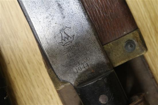 Seven Kukri and other knives